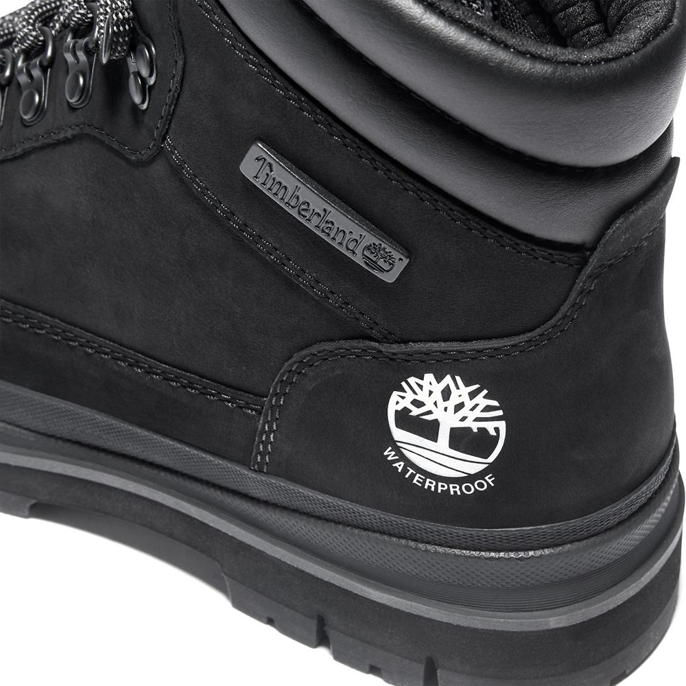 Timberland Mens Snow Boots Field Trekker Waterproof - Black - India VO1053467